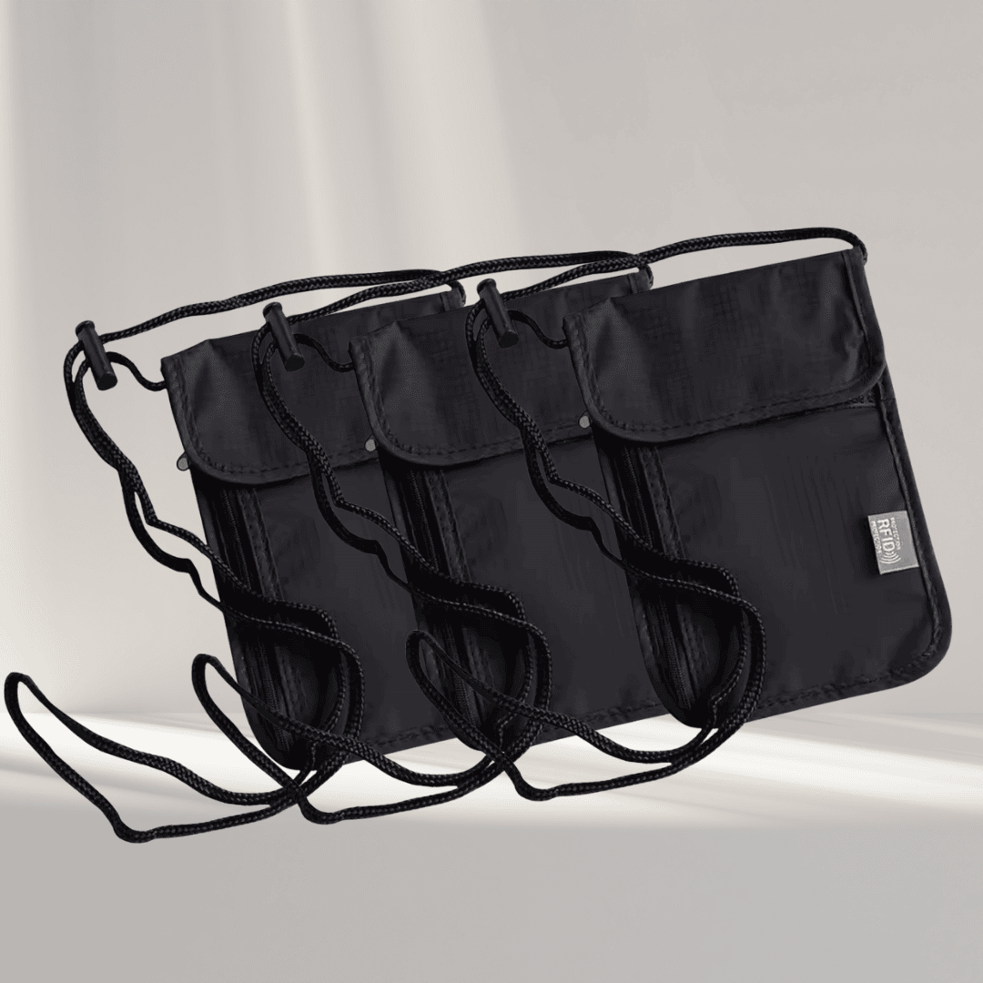 SafePocket™ | Anti-theft tech pouch designed with secure multi-layer protection